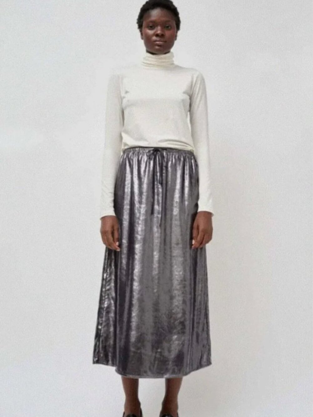 no. 6 store Inez Skirt in Metallic Size Small